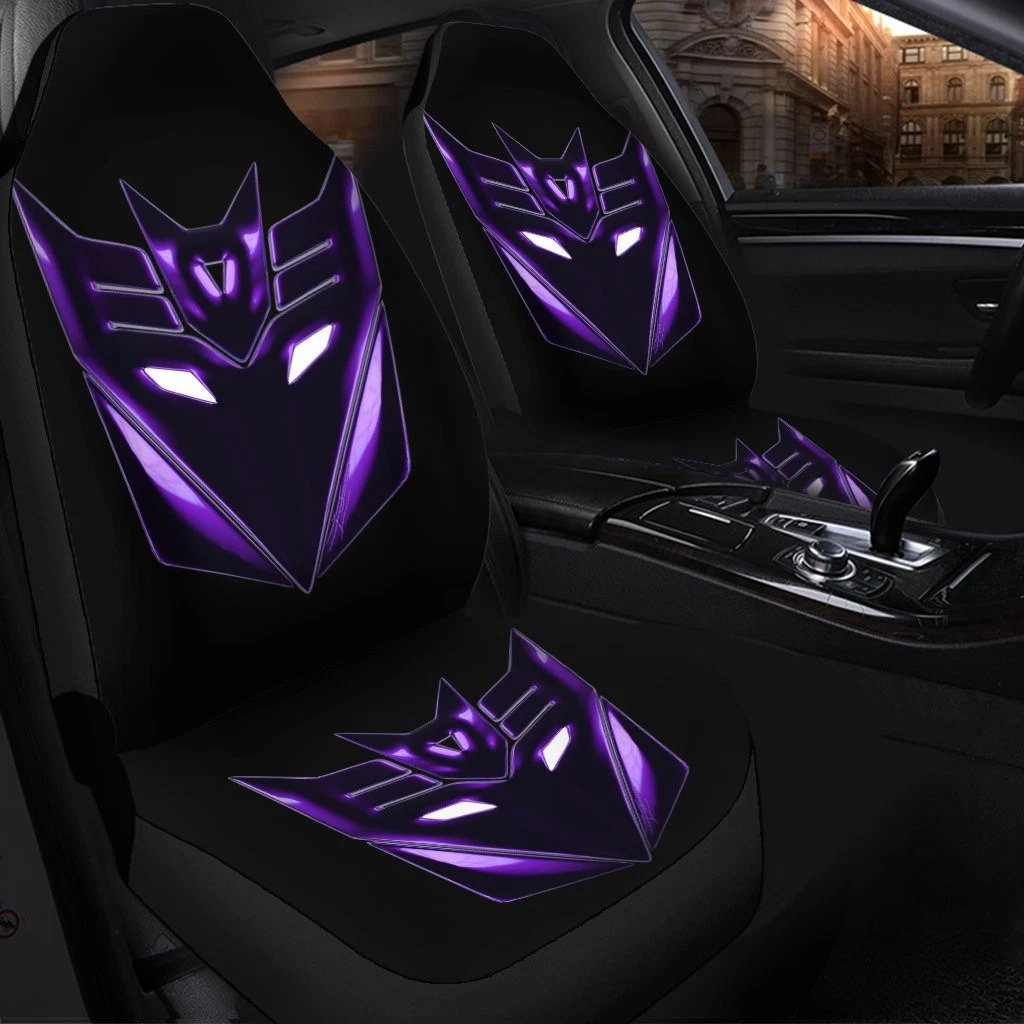 Decepticon Car Seat Covers, Custom Auto Seat Protectors, Transformers Decor