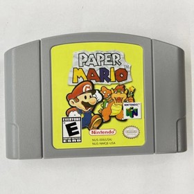 Paper Mario - Nintendo 64 (N64) Exclusive release Rare find Collector's item