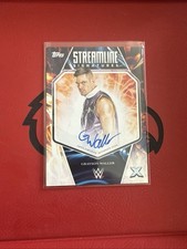 2025 Topps WWE Exalted Streamline Signatures Autograph Grayson Waller