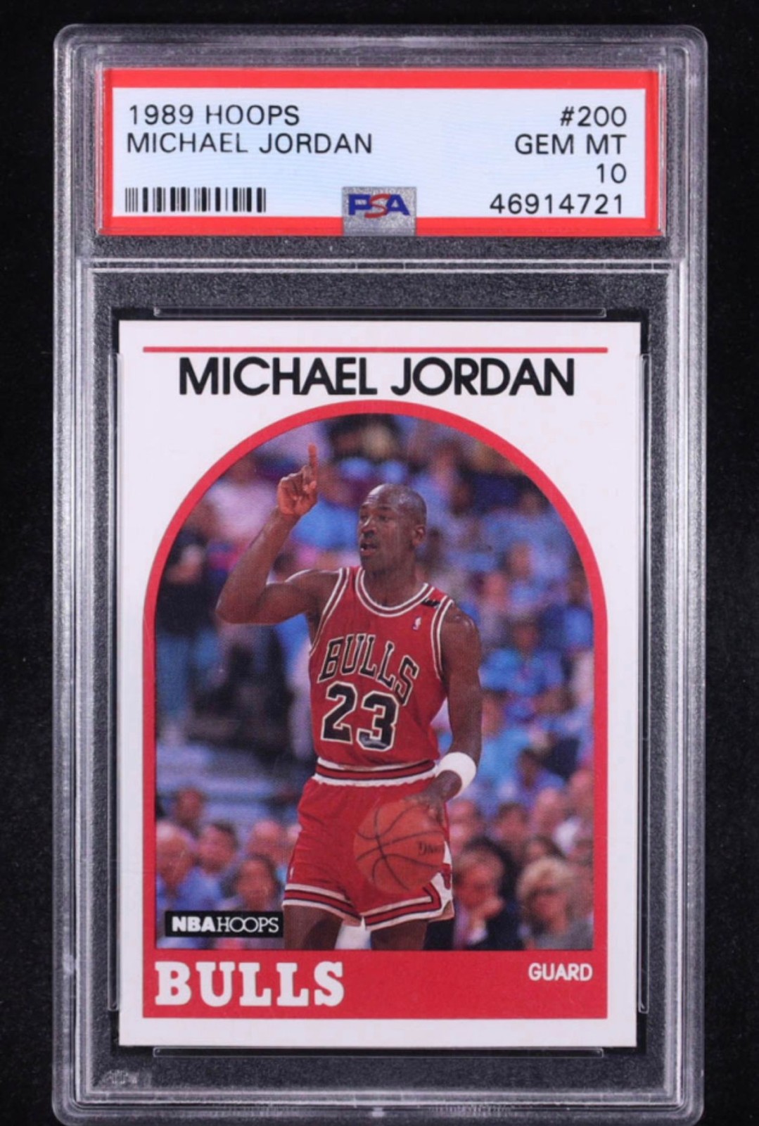 1989 Hoops Michael Jordan #200 PSA 10 Gem Mint Bulls HOF