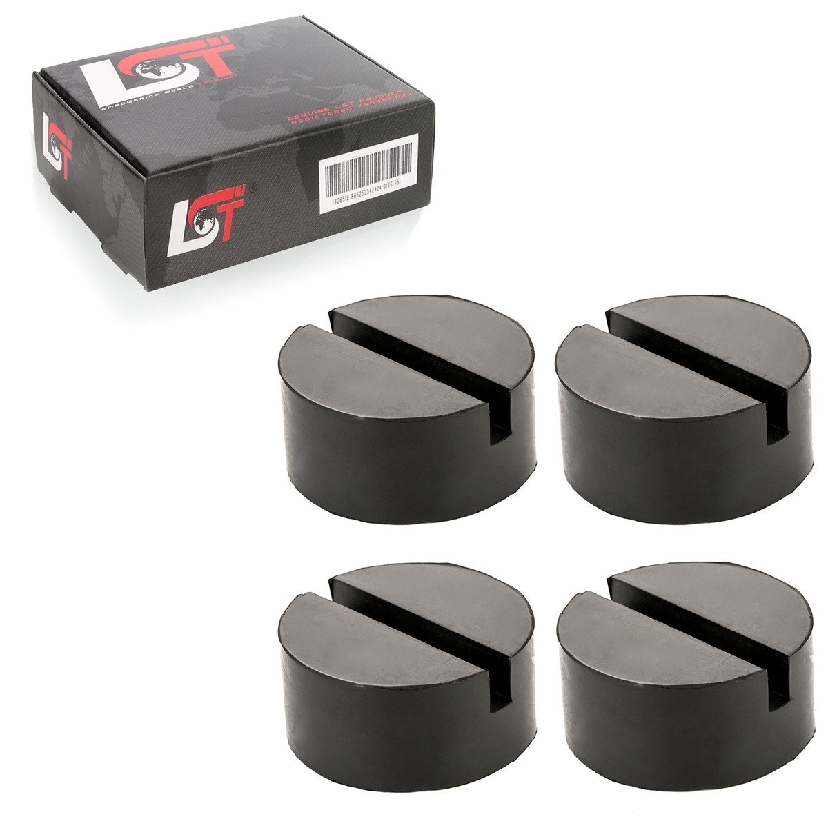 4x Jacking Point Rubber Block 75x35 mm Round Rubber Pad for PEUGEOT