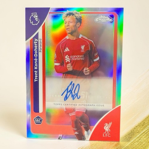 2025-26 Trent Kone-Doherty Rookie Auto Chrome Premier League #CA-TK