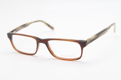 NEW ESPRIT ET17423 COLOR-535 BROWN AUTHENTIC EYEGLASSES 52-18