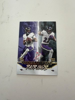 Topps 2025 Signature Class Paramount Pairings Lamar Jackson Henry #PP-18 Ravens