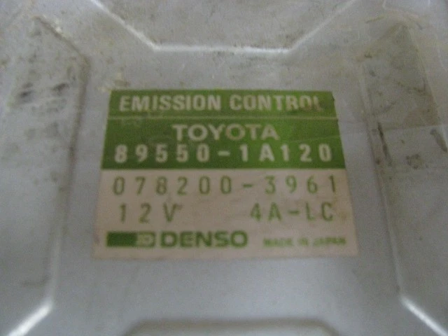 Computadora ECU ECM TOYOTA COROLLA FX 1987 87 341591 Foto 3 de 3