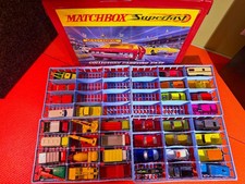 2 Vintage Lesney Matchbox Lot of 36 Cars Case 1960's 29 /70's 7