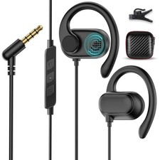 HGCXING 3.5mm Open Ear Headphones for Chromebook Laptop Computer Over On Ear