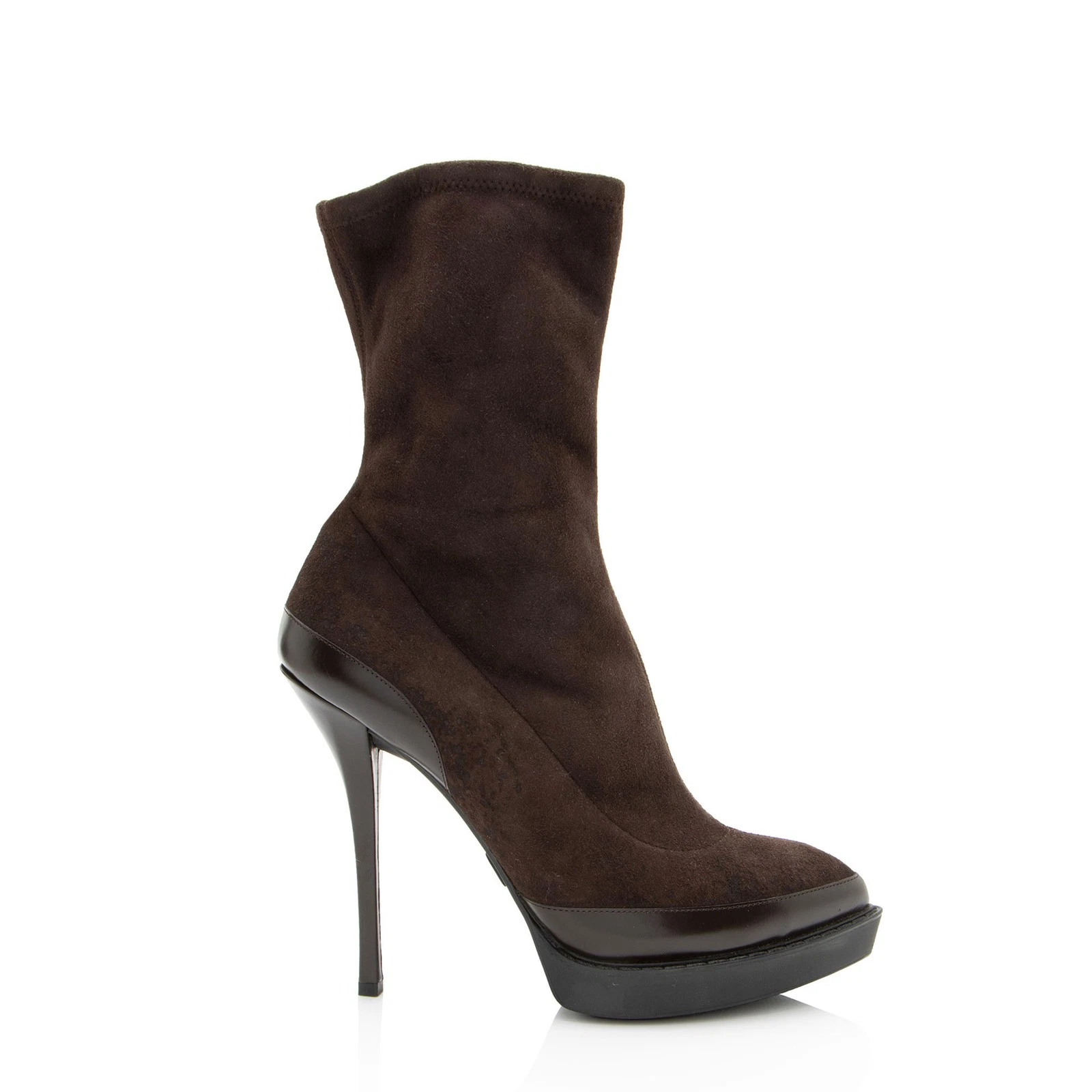 Bottines plateforme Gucci en daim   Taille 7 / 37