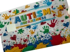 Hands and Hearts Autism Awareness Credit / Debit Card - Skin Design for