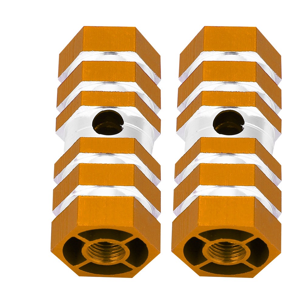 (Gold)Rear Axle Peg Bike Bicycle Aluminum Alloy Pegs BMX Pegs BA