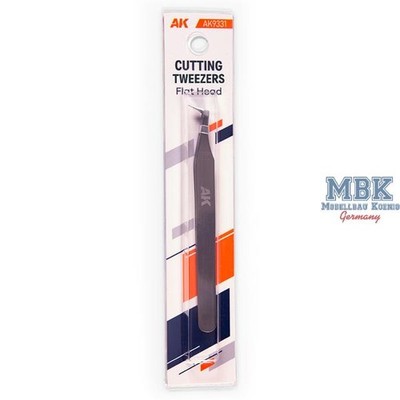 AK Interactive S.L. AK-9331 Cutting Tweezers Flat Head - Schneidpinzette