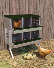 6-Compartment Chicken Nest Box Box Nesting Boxes Chicken Coop Laying Box Green