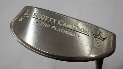 SCOTTY CAMERON PRO PLATINUM DEL MAR 3,5 34 Zoll Putter RH mit Head Cover