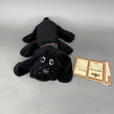 Rare Vintage 1984 Pound Puppy Yuppies Plush Doll Black 13" Tsukuda With Tags