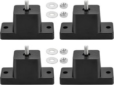 4 Pack Rubber Vibration Isolator Mounting Bracket, Anti-Vibration Rubber Isolato