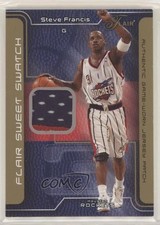 2003-04 Flair Sweet Swatch Gold Patch 37/50 Steve Francis #SSP-SF Patch 4xw