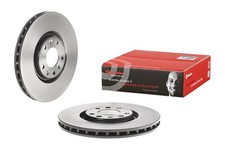 2x Bremsscheibe PRIME LINE - UV Coated BREMBO 09.A185.21 für PEUGEOT RCZ 16V HDi