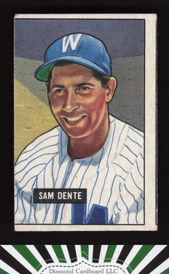 1951 Bowman #133 Sam Dente VG (MC)