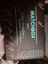 AWARD Matchbox MB10 G12t Speaker Simualtor.