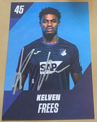 Kelven Frees Original signierte Autogrammkarte Hoffenheim Autogramm 2025/26 #28