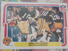 Fleer 1980 Team Action Green Bay Packers Getting Underway #19 NFL Bart Starr