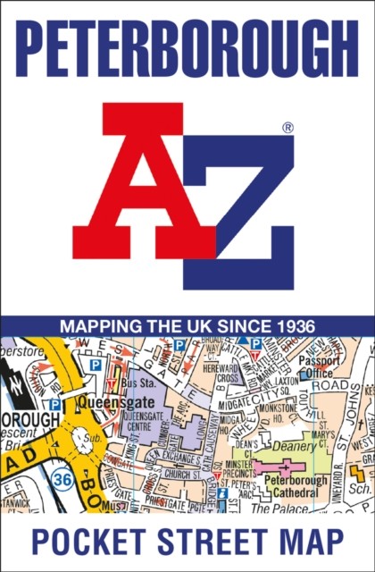 Peterborough A-Z Pocket Street Map by A-Z Maps (Sheet map, folded)