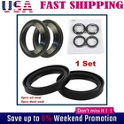 Motorcycle Front Fork Damper Shock 2Pcs Oil Seal & 2Pcs Dust Seal Kit 43x55x11