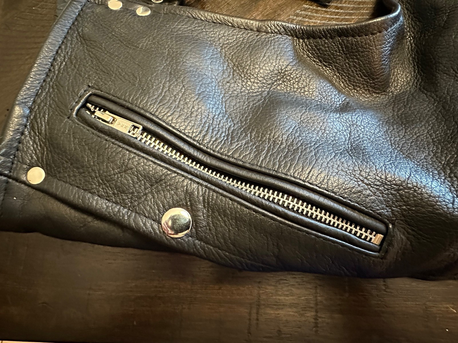 RIDERS STONE AUTHENTIC BLACK LEATHER CHAPS 4XL - image 9