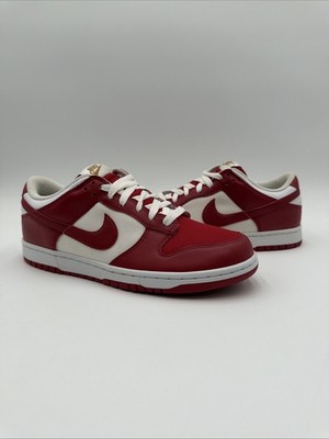 Nike Dunk Low CL Varsity Red Metallic Gold 2009 Size 8.5 Brand New 318020-162