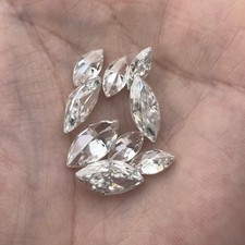 GRA Certification Full Size Marquise Cut 0.1-10ct Loose Moissanite D Color VVS1