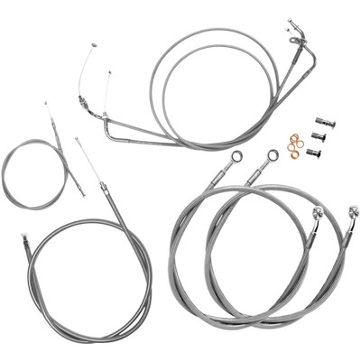 Baron Custom Accessories Extended Stainless Cable And Line Kit - Stainless