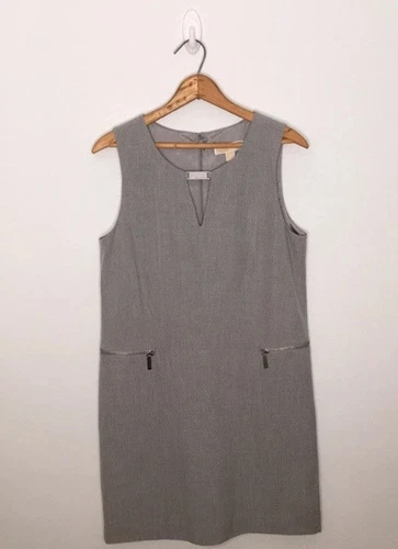 ABITO NUOVO CON ETICHETTE MICHAEL MICHAEL KORS TAGLIA 10 PEARL HEATHER BASICS