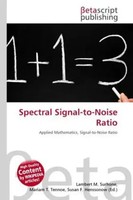 Lambert M. Surhone (U. A.) | Spectral Signal-To-Noise Ratio | Taschenbuch (2026)