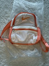 NWTs Nike Kids Girl  s Brasilia Just Do It JDI Mini Air3 Pink/White Backpack