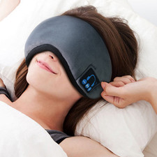 Unisex Bluetooth Musical Headphones Noise Cancelling Blindfold Sleep Eye Mask