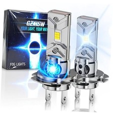 H7 Fog Light Bulbs, 20000LM Super Bright, 6500K Cool White Light, 1:1 G5 H7