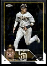 Manny Machado 2023 Topps Chrome #124 San Diego Padres FREE SHIPPING AutographDen