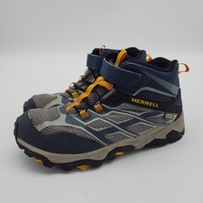 Merrell Moab Waterproof Hiking Boots MK260890 E19 61954 Boys Size 6M