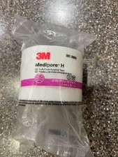 3M 2862 Medipore H Soft Cloth Surgical Tape  2 rolls  NEW expires 2-11-28