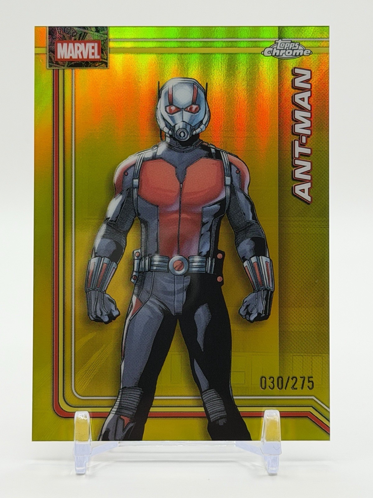 ANT-MAN 2026 TOPPS CHROME MARVEL YELLOW REFRACTOR /275 #006
