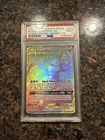 2019 Pokemon SM Cosmic Eclipse Rainbow Rare Blastoise & Piplup GX #253 PSA 9
