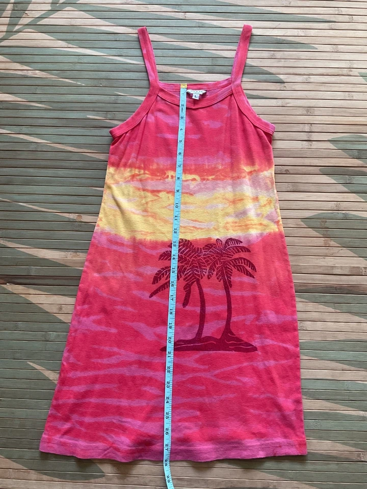 Vestido sin mangas Guess vintage palmeras multicolor - niña grande Foto 4 de 4