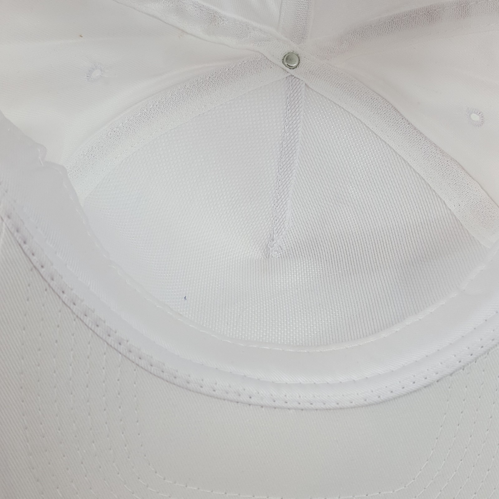 Blank White Plain Structured Snapback Adjustable … - image 8