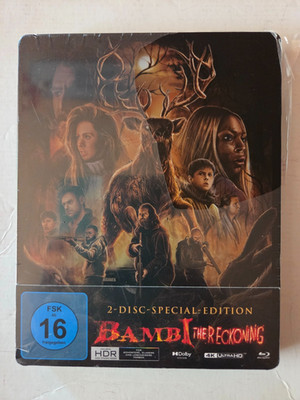BAMBI - THE RECKONING - 4K ULTRA HD +BLURAY STEELBOOK; NEU; OVP