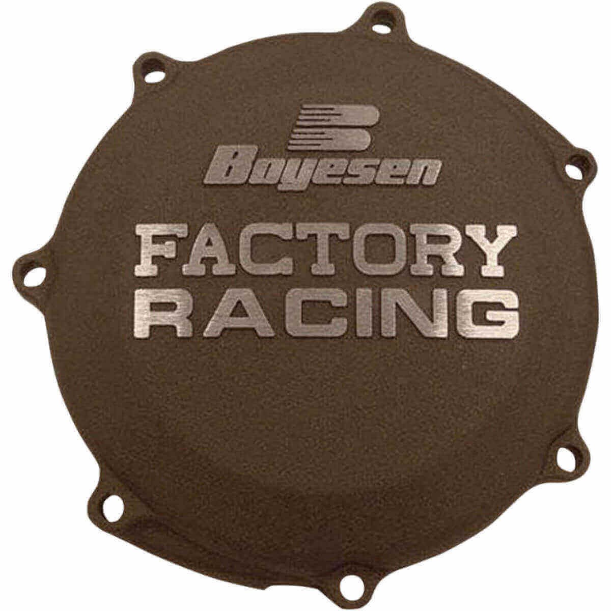 Couvercle Boyesen en aluminium forgé gris pour carter d'embrayage Yamaha WRF 250