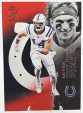 2025 Topps Signature Class Alec Pierce #78 Veteran Red & Black Foil Colts