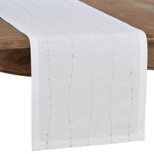 Embroidered Design Table Runner