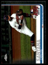 Carlos Santana 2019 Topps Chrome Update #68 Indians MLB READ FREE SHIPPING