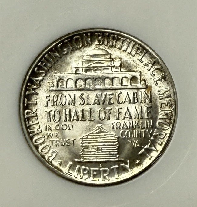 1946-S BOOKER T WASHINGTON COMMEMORATIVE HALF DOLLAR NGC MS64 OLD FATTY HOLDER - Image 3 of 3