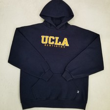 UCLA Dentistry Russell Athletic Hoodie Pocket Pullover Unisex Large Navy Blue